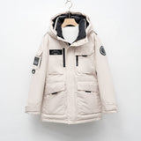 Damen Winterparka – Warmer Mantel mit Kapuze und funktionalen Taschen