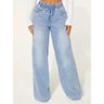 Damen Jeans – Gerade geschnittene trendige High-Waist Jeans