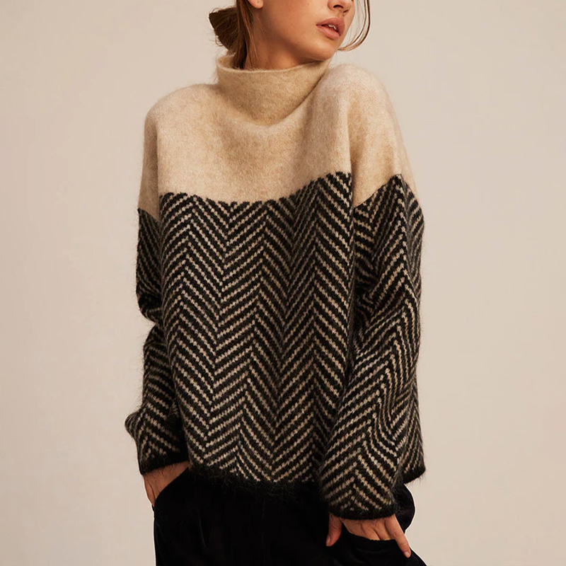 Pull Col Roulé Doux pour Confort et Style