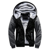 Men's Warm Hoodie Jacket – Comfortable Lined Winter Coat with Hood