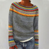 Retro-Pullover mit bequemen Schnitt und elegantem Design