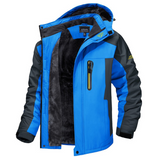 Herren Wintermantel Outdoor – Wasserdicht, Winddicht und Warm mit Fleece-Futter