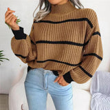 Pull Élégant pour Femme en Pure Laine Vierge avec Coupe Intemporelle