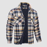 Men's Winter Flannel Vest with Quilted Lining