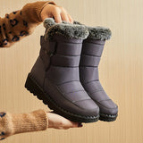 Warme Winterstiefel für Damen – Wasserdichte Stiefel mit rutschfester Sohle
