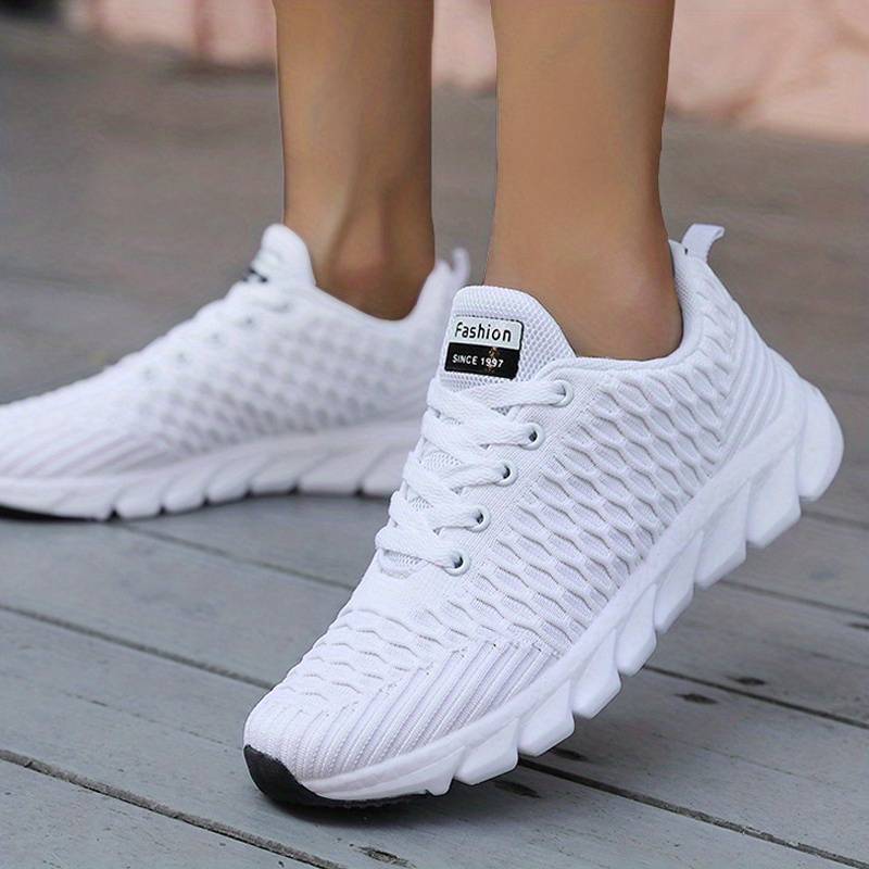 Baskets Femme Confortables avec Semelle Intérieure en Mousse à Mémoire de Forme