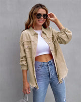 Veste en Jean Femme au Style Bohème Chic pour l'Été-mezam.fr
