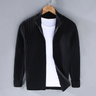 Gilet en coton de luxe avec col roulé et fermeture éclair-mezam.fr