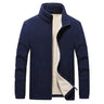 Herren-Fleecejacke – Weich und warm mit Stehkragen und Reißverschluss
