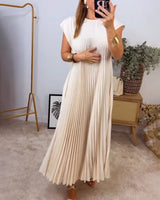 Plissiertes ärmelloses Kleid - Elegantes und bequemes Design