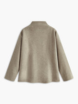 Manteau Oversize à Boutons pour Femmes - Élégant et Confortable