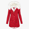 Luxus-Wintermantel für Damen – Elegante Jacke mit großer Kapuze