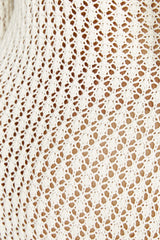 Robe d'Été Blanche Élégante à Manches Amples