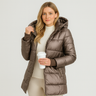 Damen langer Wintermantel mit Kapuze – warm & elegant