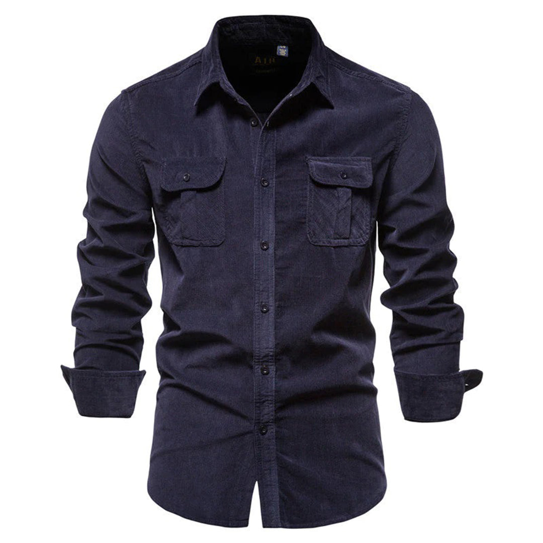 Chemise en Velours Côtelé Homme - Élégante et Confortable