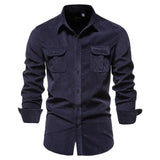 Chemise en Velours Côtelé Homme - Élégante et Confortable