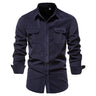 Chemise en Velours Côtelé Homme - Élégante et Confortable