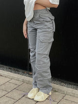 Damen Cargo-Hose – Bequeme Streetwear-Hose mit Taschen-Details