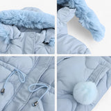 Damen Wintermantel – Elegante und warme Jacke mit Pelzkragen und Kapuze