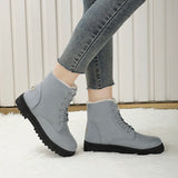 Winterstiefel für Damen mit Fellfutter – Warme rutschfeste Stiefeletten