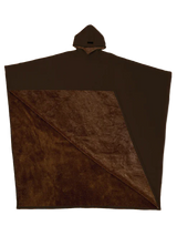 Poncho d’hiver oversize avec capuche – Design chaud et confortable