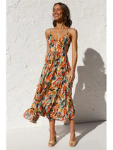 Buntes Sommerkleid für Strand und Partys