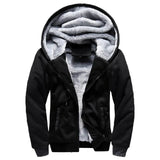 Men's Warm Hoodie Jacket – Comfortable Lined Winter Coat with Hood