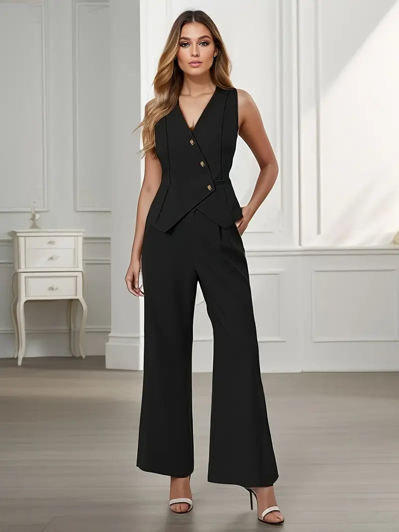 Elegantes Hosenanzug-Set – Stilvoll und Bequem für Jeden Anlass