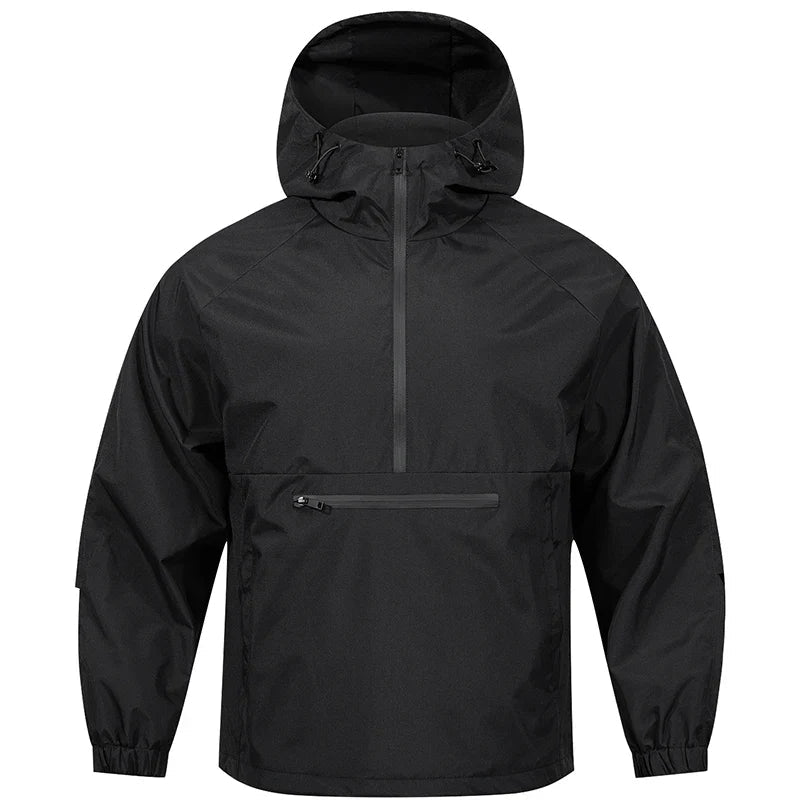 Herren Anorak Jacke – Winddichte Softshell Wasserdicht mit Kapuze