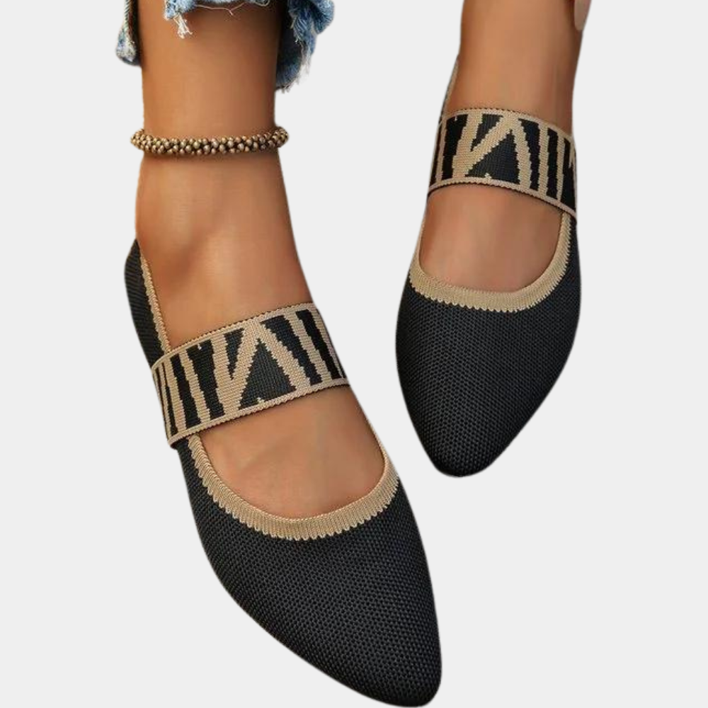 Komfortowe letnie płaskie buty damskie