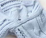 Damenpullover mit Kragen – Gestrickter Pullover mit Lochmuster und weichem Schnitt