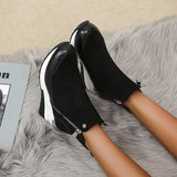 Women's ankle boots – Sporty winter boots with soft lining