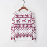 Women's Christmas Sweater – Classic Winter Sweater with Reindeer & Snowflakes