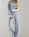 Damen Jogginghose – Weite Hose mit doppelten Seitenstreifen