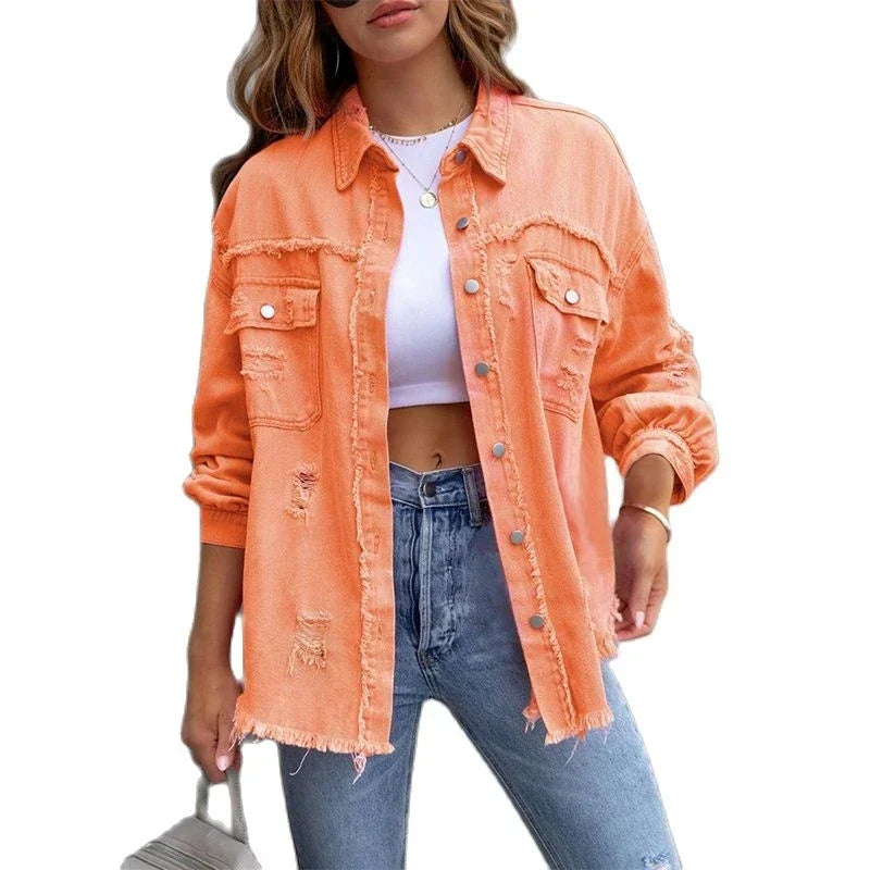 Veste en Jean Femme au Style Bohème Chic pour l'Été-mezam.fr