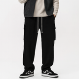 Spodnie dresowe cargo męskie – wygodne, swobodne spodnie z kieszeniami