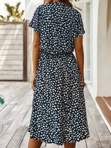 Robe Midi Élégante d'Été pour Femmes