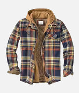 Veste à Carreaux avec Capuche pour Toutes Occasions
