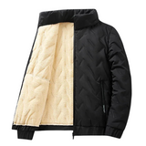 Herrenmantel – Warme Steppjacke im klassischen eleganten Stil