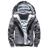 Men's Warm Hoodie Jacket – Comfortable Lined Winter Coat with Hood