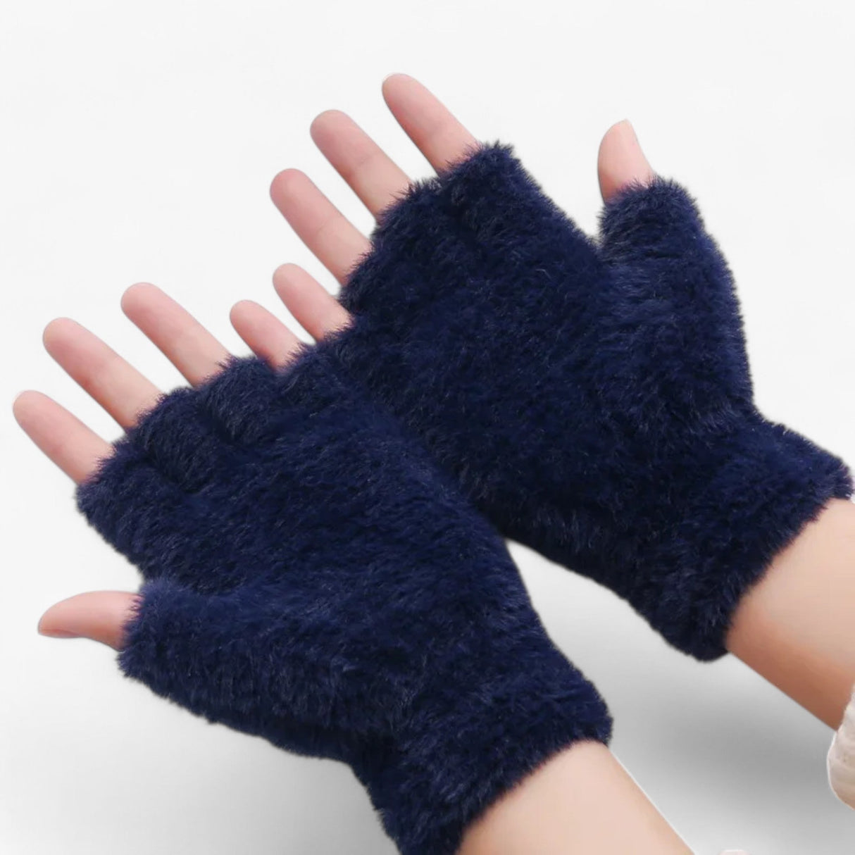 Warme fingerlose Winterhandschuhe – weiche Handschuhe für Damen