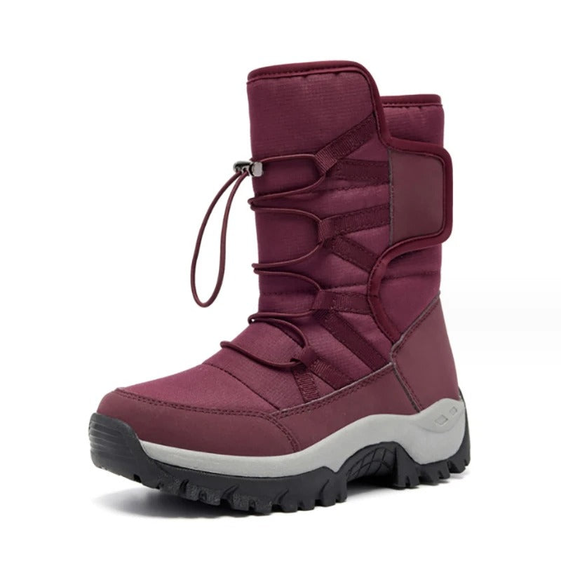Winterstiefel Damen – Hohe warme und bequeme Schneestiefel