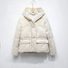 Kurze gesteppte Damenjacke – Warmer Wintermantel mit Kapuze