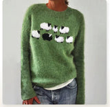 Retro-Pullover mit bequemen Schnitt und elegantem Design