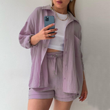 Sommer Zweiteiliges Set für Damen - Leicht und Elegant