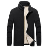 Herren-Fleecejacke – Weich und warm mit Stehkragen und Reißverschluss