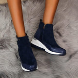 Women's ankle boots – Sporty winter boots with soft lining