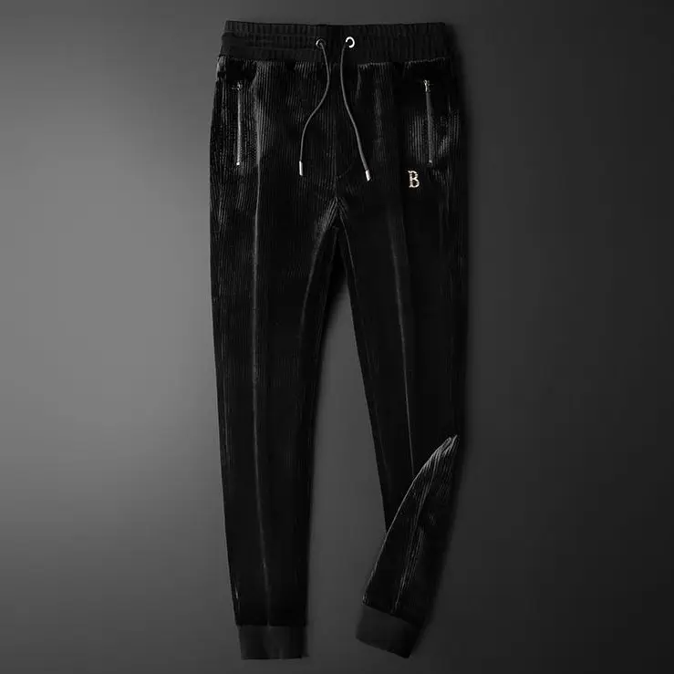Ensemble en Velours pour Homme - Veste à Capuche de Luxe et Pantalon-mezam.fr