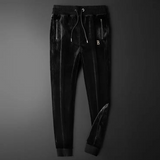 Ensemble en Velours pour Homme - Veste à Capuche de Luxe et Pantalon-mezam.fr