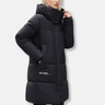 Longue doudoune femme – Manteau d’hiver chaud et élégant avec col montant